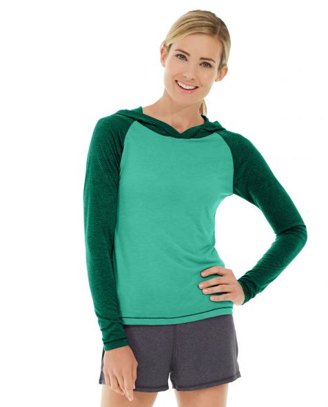 Ariel Roll Sleeve Sweatshirt-L-Green